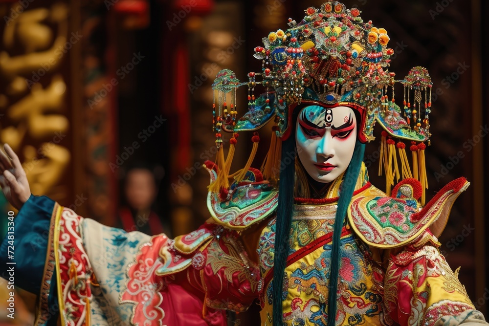 Chinese men's opera costume
