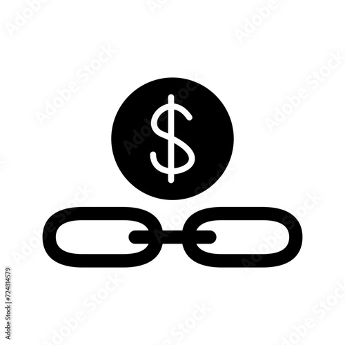 Link Sales Vector Icon
