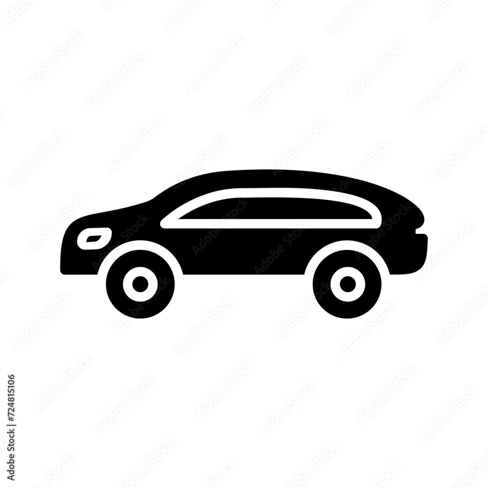 Commercial - Business Car Vector Icon