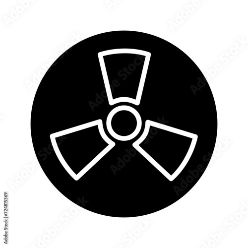 Radiation Vector Icon