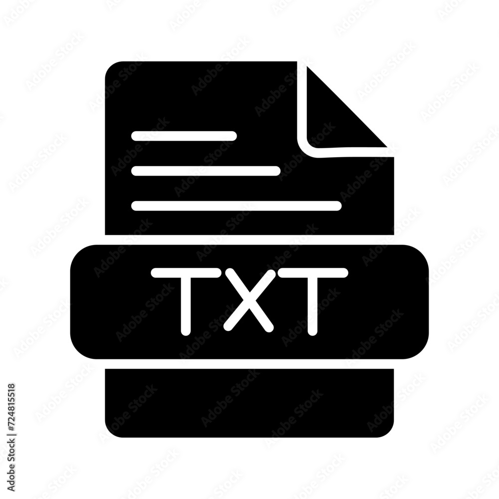 TXT Vector Icon TXT Vector Icon