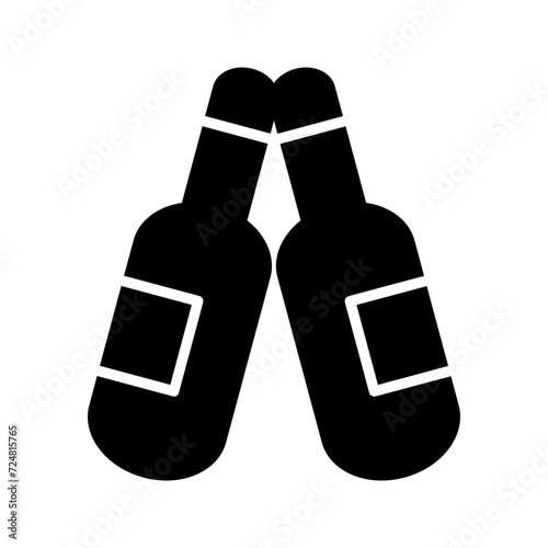 Beers Toasting Vector Icon