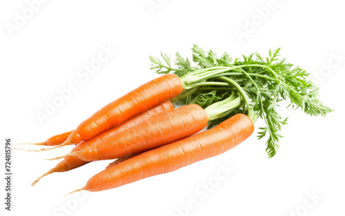 Culinary Adventures with Carrots On Transparent Background.