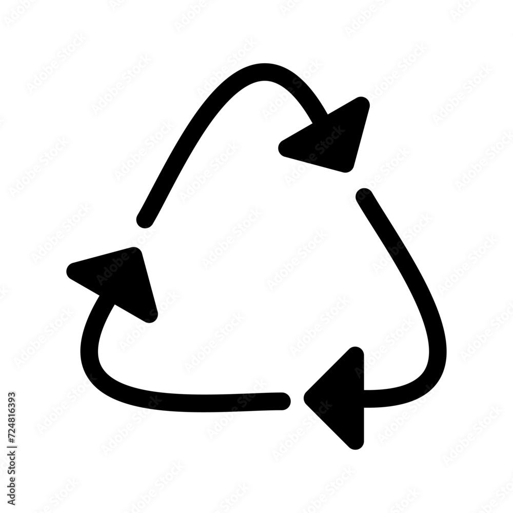 Recycle Vector Icon Recycle Vector Icon
