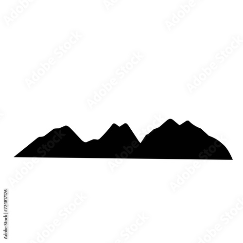 Mountain icon vector  © Pragos