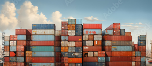Shipping containers, the vessels of modern globalization