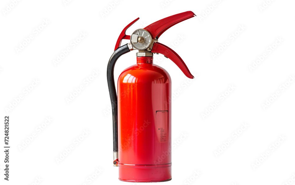 The Essential Fire Extinguisher On Transparent Background.