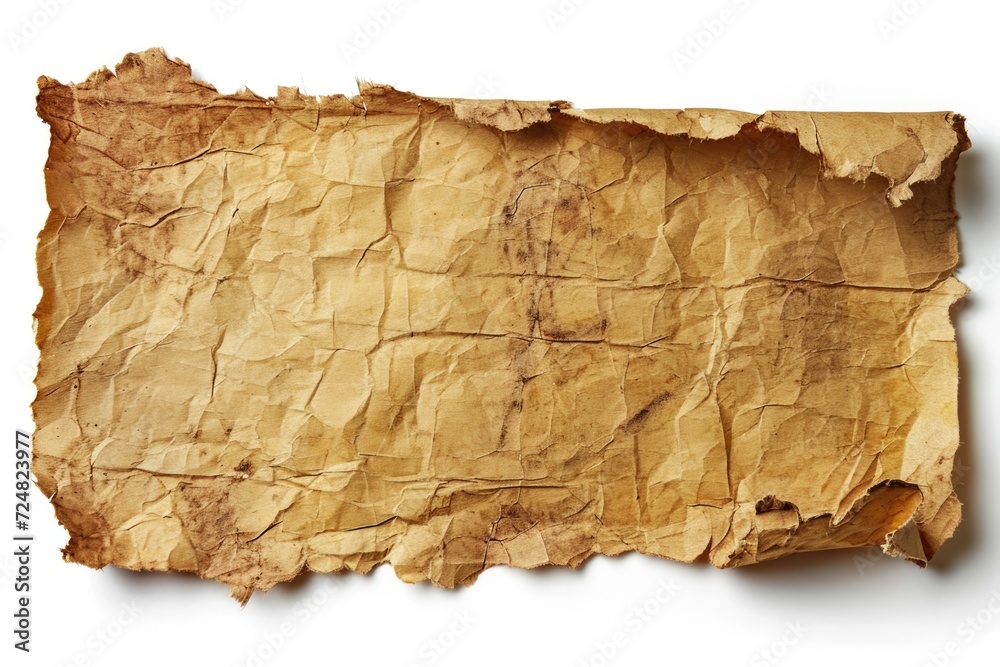 Aged Vintage Paper Background with Grunge Texture
