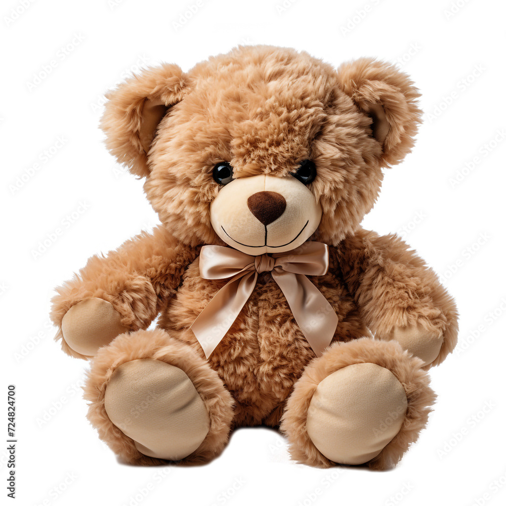 Obraz premium teddy bear isolated on white background