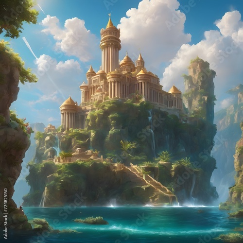 Fantasy Building Background Very Cool