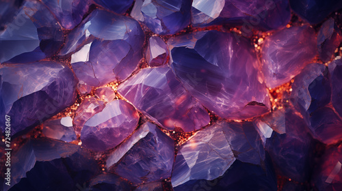 Abstract background with amethyst effect texture photo