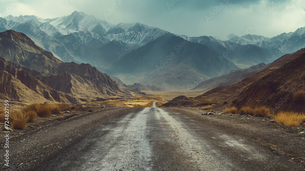 road to the mountains : Adventure Awaits on the Winding Path of a Mountain Road road to the mountains : Adventure Awaits on the Winding Path of a Mountain Road