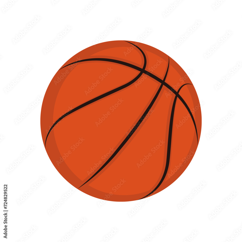 basketball ball illustration design perfect for basketball player, basketball team, basketball lover.