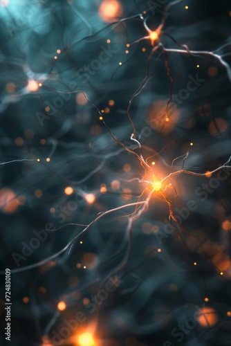 Synapse neuron human anatomy biology.