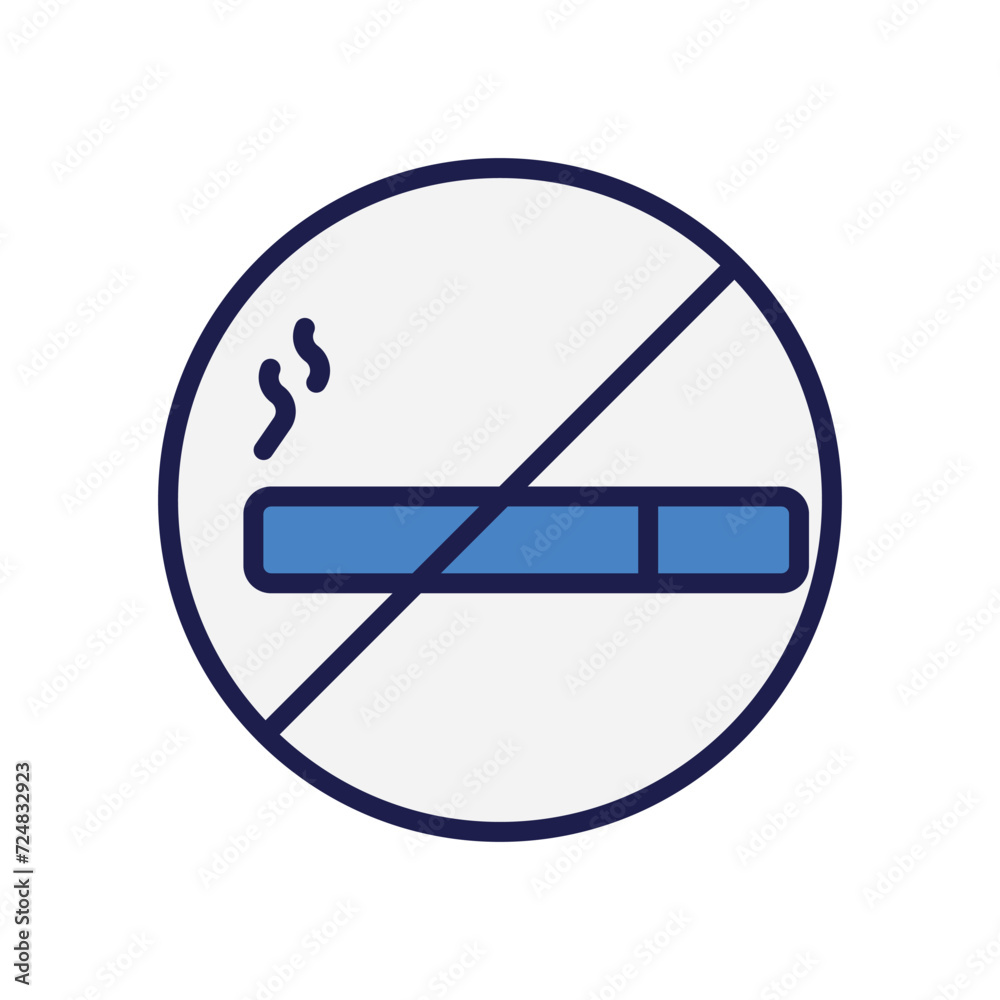 no smoking icon with white background vector stock illustration no smoking icon with white background vector stock illustration
