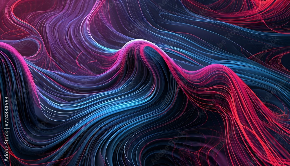 Obraz premium Organic lines as abstract wallpaper background