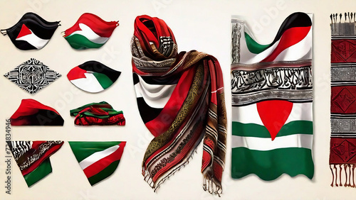 Palestinian scarf graphic resources