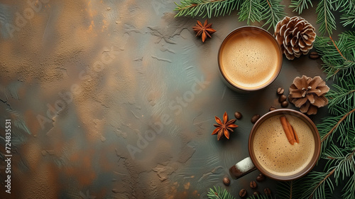 coffee cup and blank notebook on wooden table stock photo, in the style of nature-inspired motifs, festive atmosphere, brown, dark emerald and brown, traditional techniques reimagined, letterboxing  photo