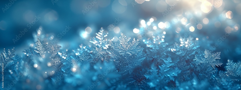 a blue background with many small ices a blue background with many small ices