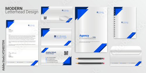 Minimal and Professional Corporate Stationery Business Identity Layout
