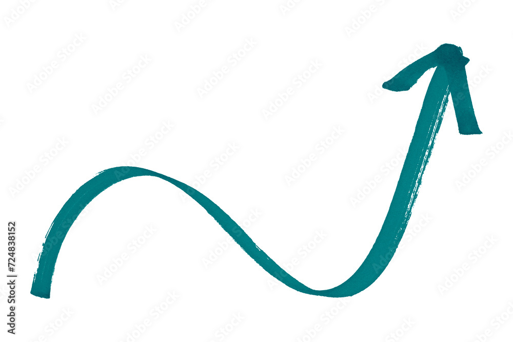 Green arrows isolated on transparent background Green arrows isolated on transparent background