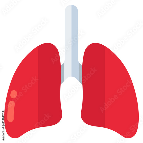 Premium download icon of lungs