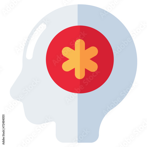 Perfect design icon of mental health