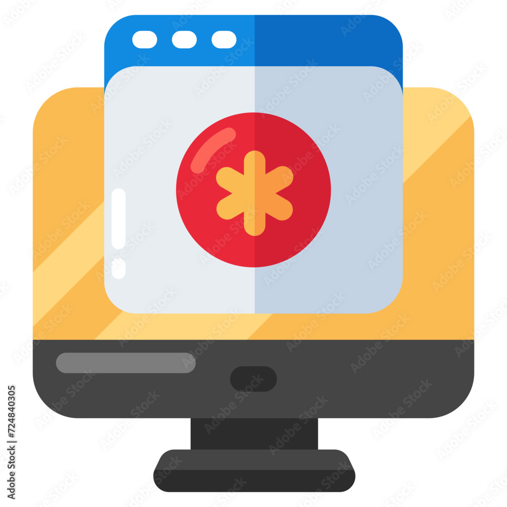 Trendy vector design of medical website Trendy vector design of medical website