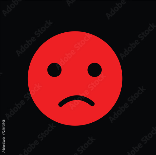 red smily face emoji