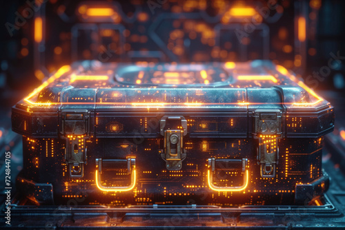 digitally locked treasure
