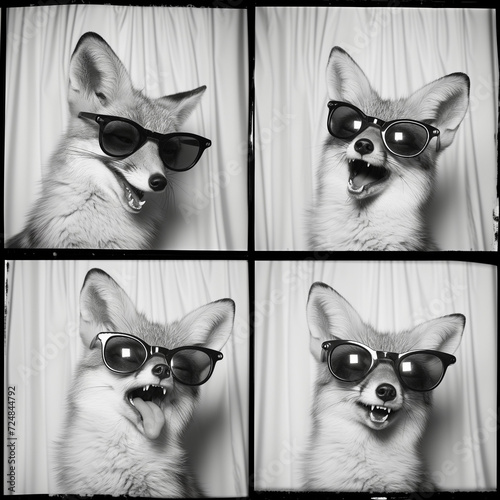 fox in photo booth