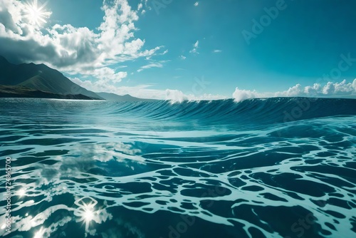 Sea water ocean wave-