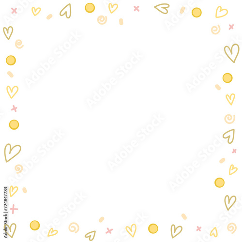 Cute doodle frame