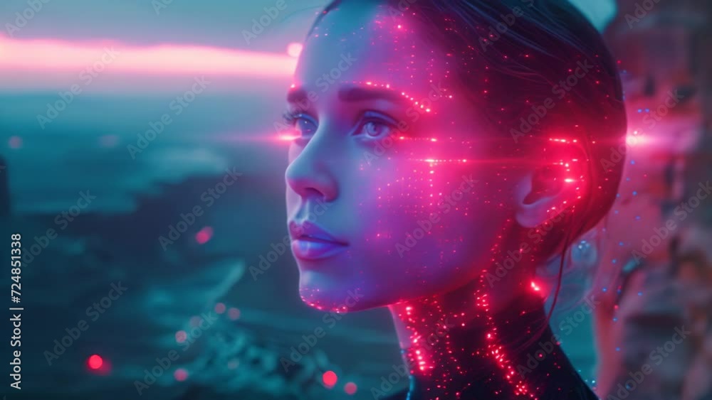 Digital Evolution: Close-Up of Human-Machine Convergence. Generative ai Digital Evolution: Close-Up of Human-Machine Convergence. Generative ai