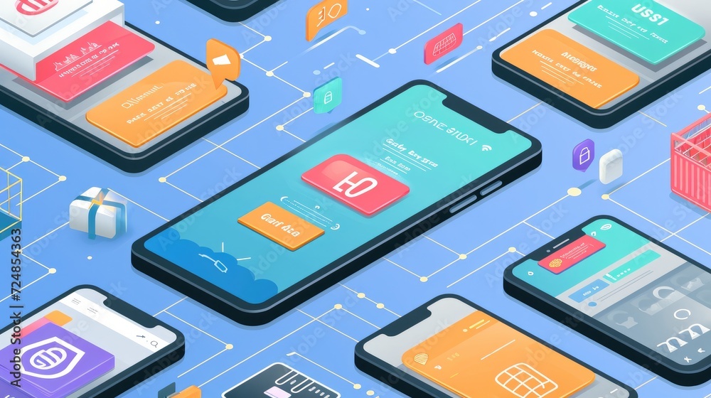 An infographic exploring the security measures in smartphone online shopping, including SSL encryption, secure payment gateways, and user privacy protection An infographic exploring the security measures in smartphone online shopping, including SSL encryption, secure payment gateways, and user privacy protection