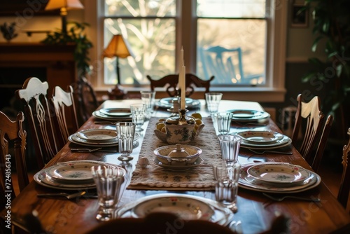 Setting the Dining Room Table 