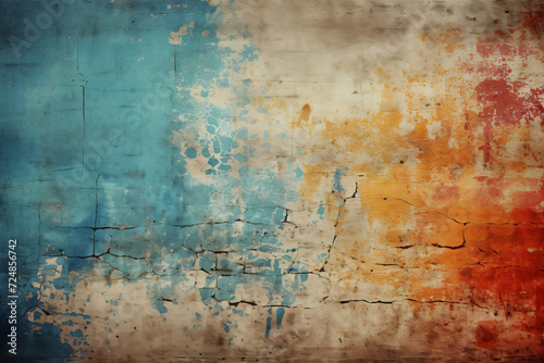 Grunge paint background generated AI