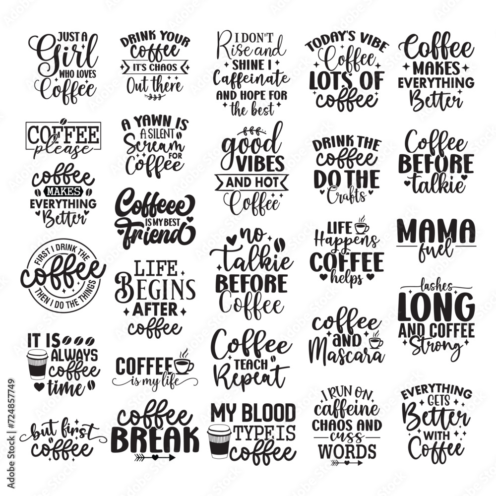 Fototapeta premium 27 Coffee design bundle