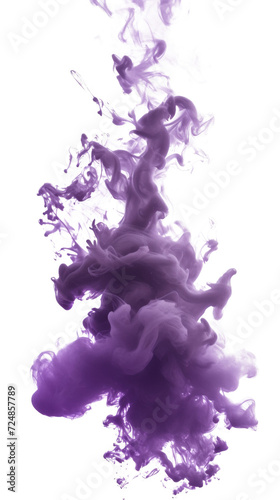 Mystical Purple Smoke - Abstract Vapor Aesthetics