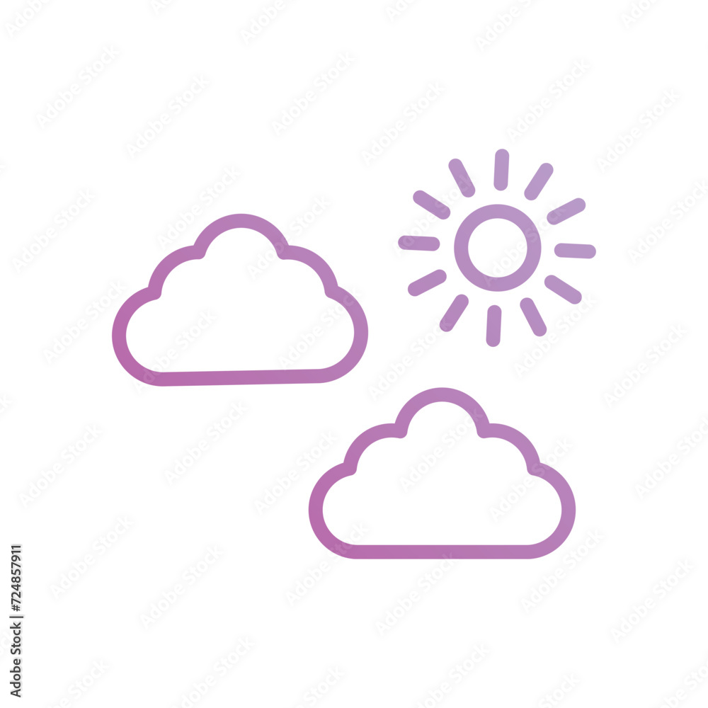 cloudy icon with white background vector stock illustration cloudy icon with white background vector stock illustration