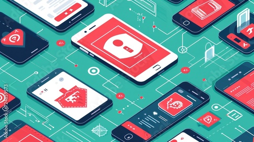 An infographic on smartphone security and malware protection is an invaluable resource for individuals looking to fortify their digital defenses photo