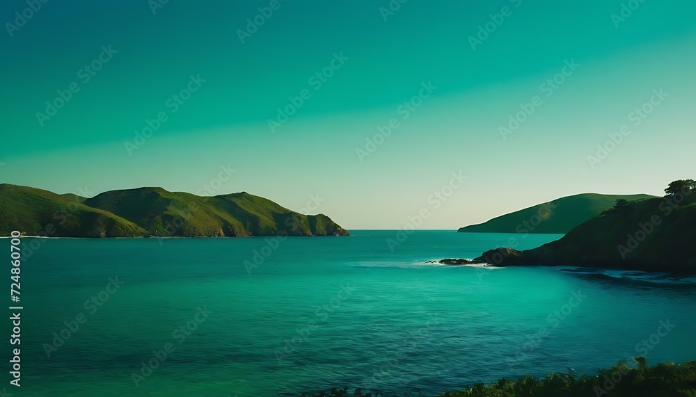 Emerald Isle gradient from lush green to deep teal