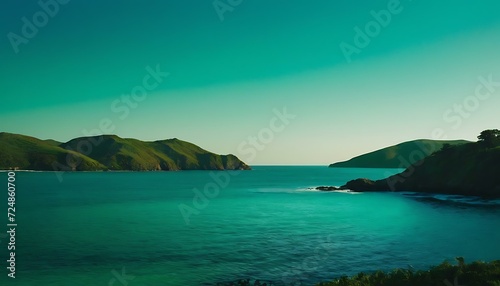 Emerald Isle gradient from lush green to deep teal © Hans