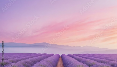 Whimsical watercolor gradient from pastel hues to soft lavender
