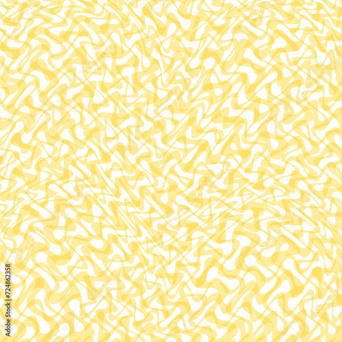 simple abstract banana color zig zag plaid pattern