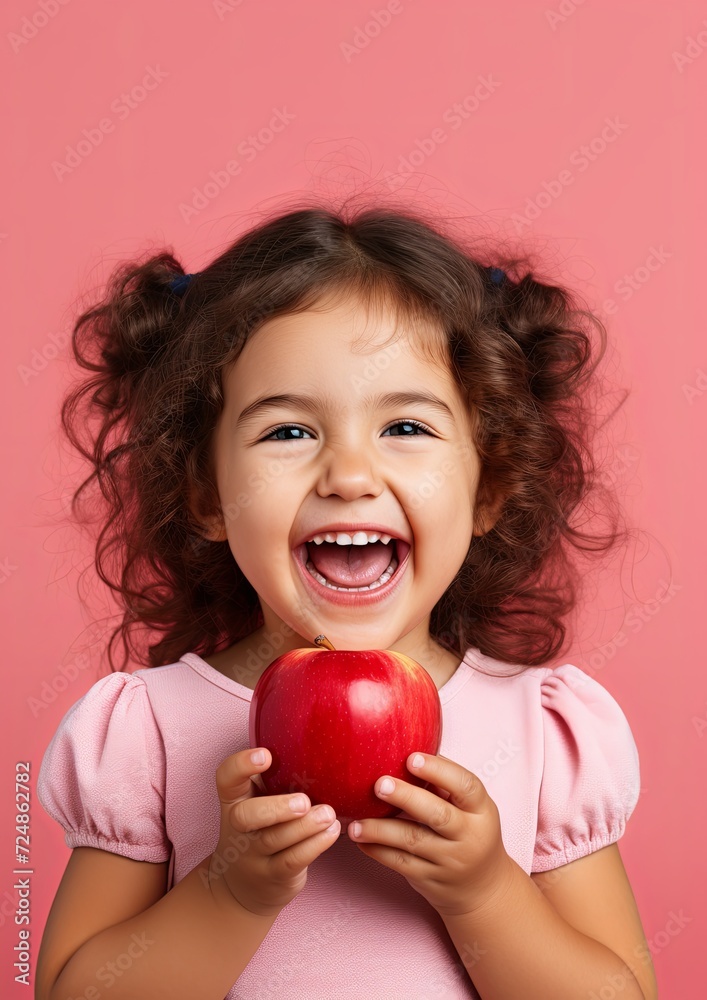 Happy Smiling Child with Apple
An Apple a Day Keeps the Dentist Away Happy Smiling Child with Apple
An Apple a Day Keeps the Dentist Away