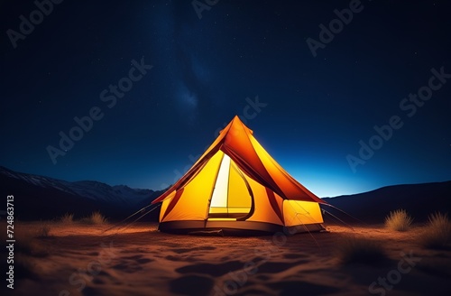 tent in the night © Leshtana