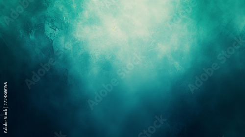 粒状のノイズとグラデーションの抽象的な背景画像 青系色 Gradient rough abstract background with grainy noise. Blue [Generative AI]