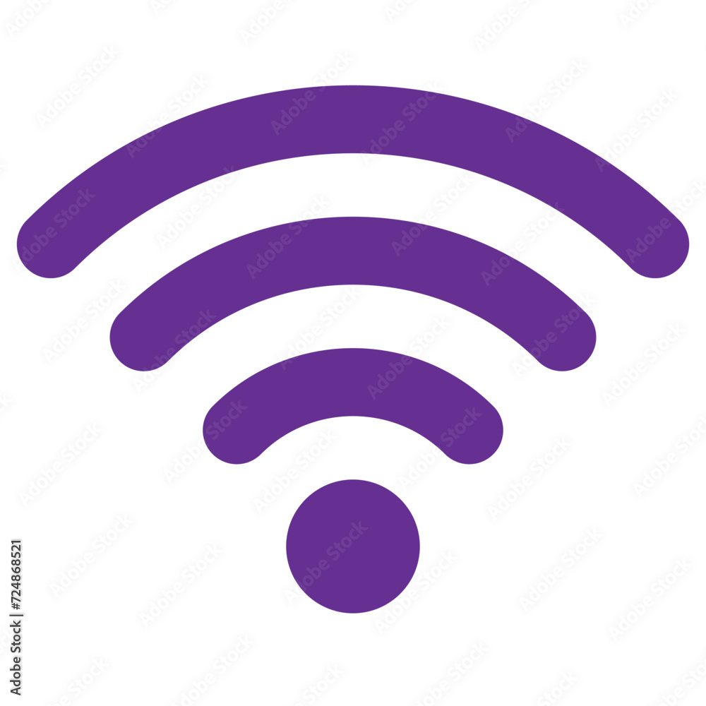 pulple-colored wifi icon pulple-colored wifi icon