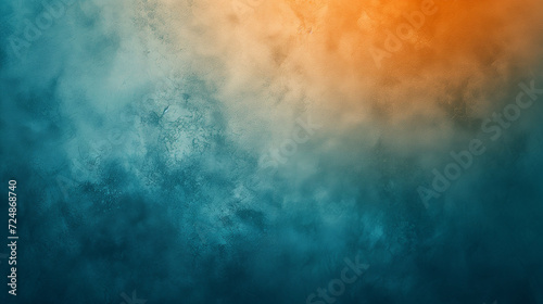 粒状のノイズとグラデーションの抽象的な背景画像 青系色
Gradient rough abstract background with grainy noise. Blue [Generative AI] photo